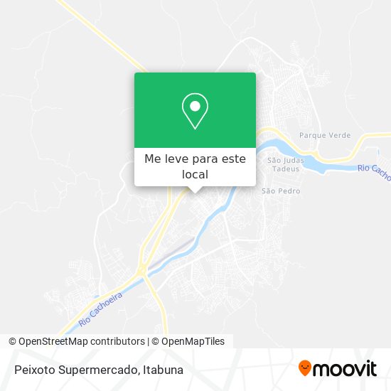 Peixoto Supermercado mapa