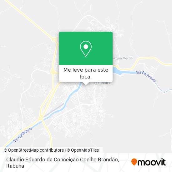Cláudio Eduardo da Conceição Coelho Brandão mapa