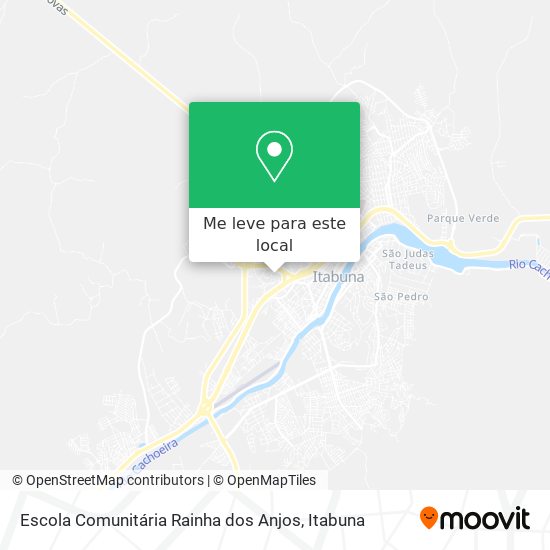 Escola Comunitária Rainha dos Anjos mapa