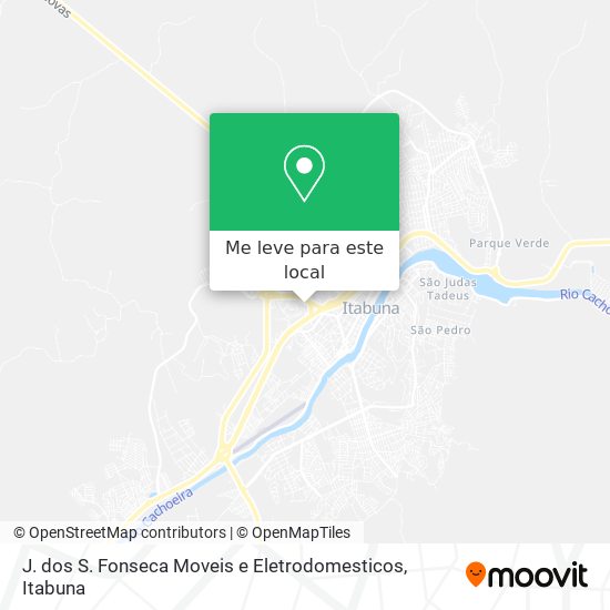 J. dos S. Fonseca Moveis e Eletrodomesticos mapa