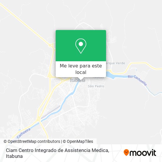 Ciam Centro Integrado de Assistencia Medica mapa