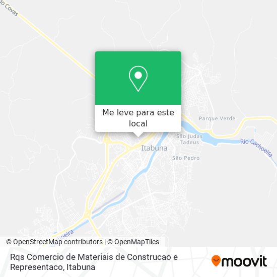 Rqs Comercio de Materiais de Construcao e Representaco mapa