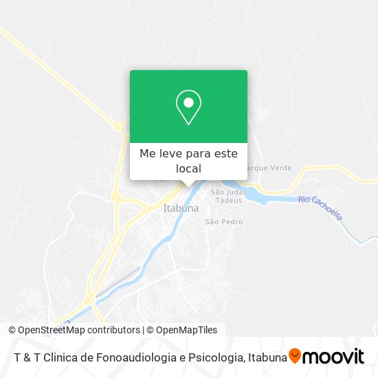 T & T Clinica de Fonoaudiologia e Psicologia mapa