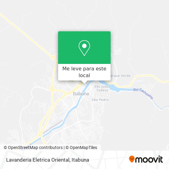 Lavanderia Eletrica Oriental mapa