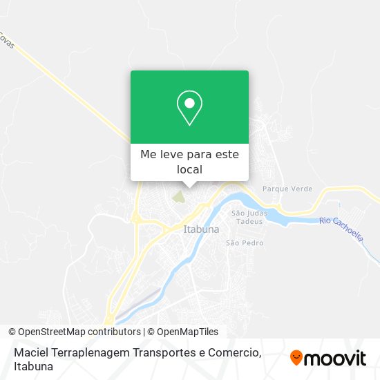 Maciel Terraplenagem Transportes e Comercio mapa