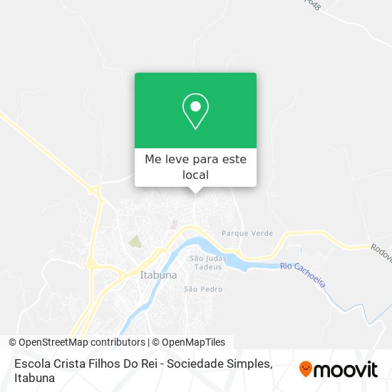 Escola Crista Filhos Do Rei - Sociedade Simples mapa