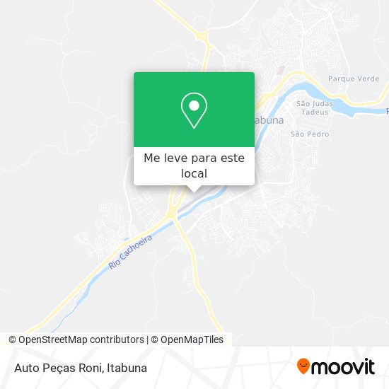 Auto Peças Roni mapa
