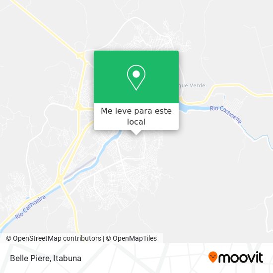 Belle Piere mapa