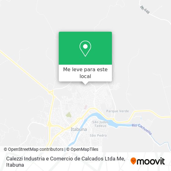 Calezzi Industria e Comercio de Calcados Ltda Me mapa
