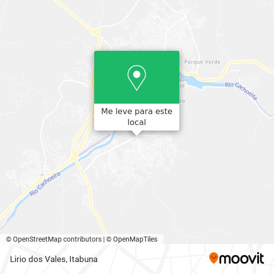 Lirio dos Vales mapa