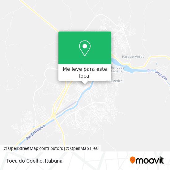 Toca do Coelho mapa