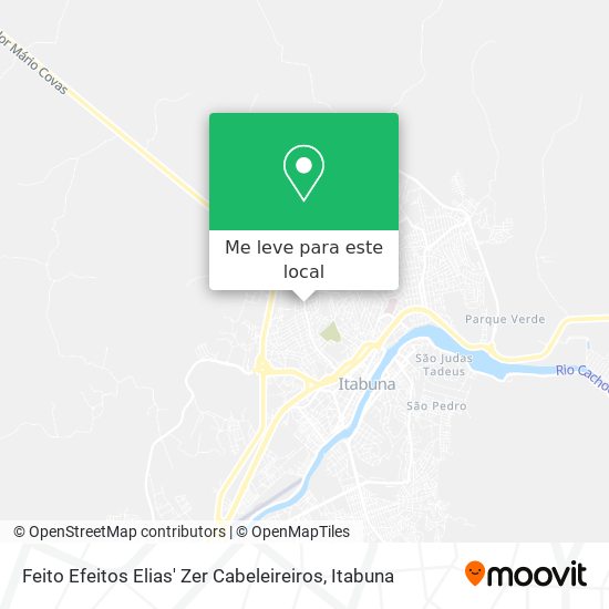 Feito Efeitos Elias' Zer Cabeleireiros mapa