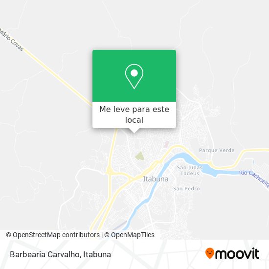 Barbearia Carvalho mapa