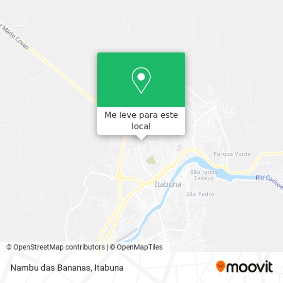 Nambu das Bananas mapa