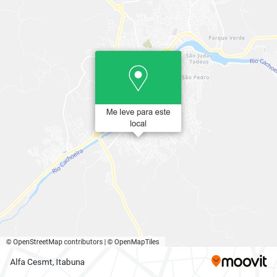 Alfa Cesmt mapa
