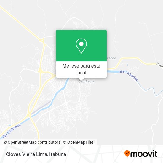 Cloves Vieira Lima mapa