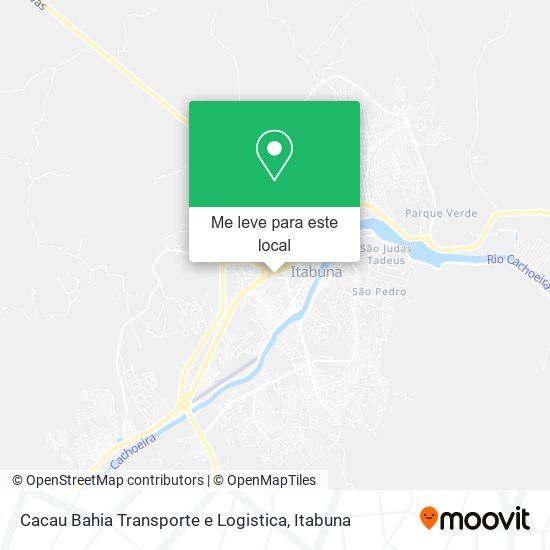 Cacau Bahia Transporte e Logistica mapa