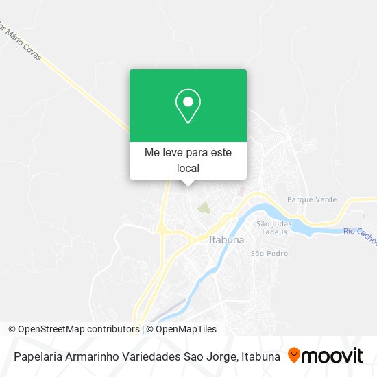 Papelaria Armarinho Variedades Sao Jorge mapa
