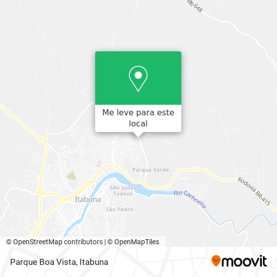 Parque Boa Vista mapa