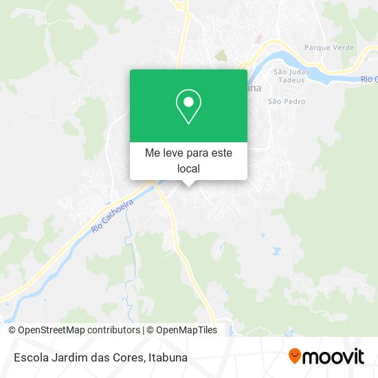 Escola Jardim das Cores mapa