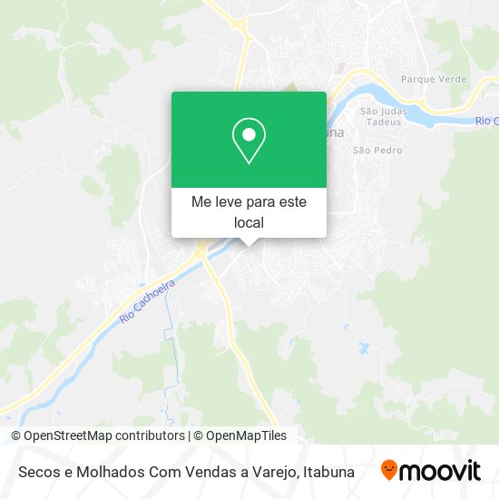 Secos e Molhados Com Vendas a Varejo mapa