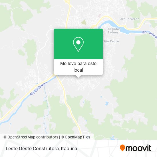 Leste Oeste Construtora mapa
