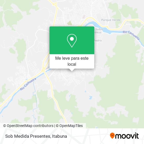 Sob Medida Presentes mapa