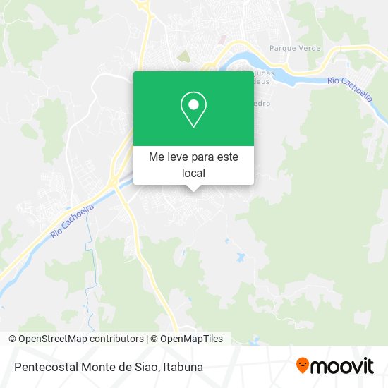 Pentecostal Monte de Siao mapa