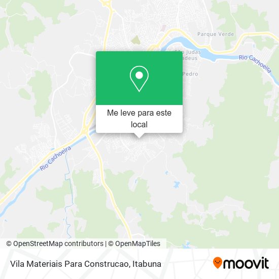 Vila Materiais Para Construcao mapa