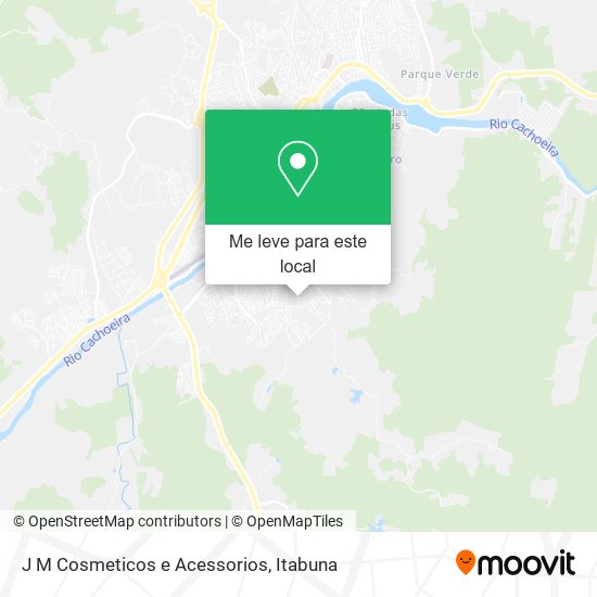 J M Cosmeticos e Acessorios mapa