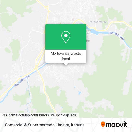 Comercial & Supermercado Limeira mapa