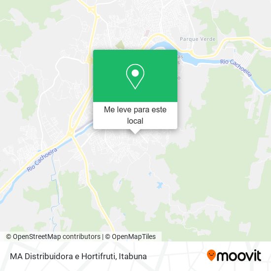MA Distribuidora e Hortifruti mapa