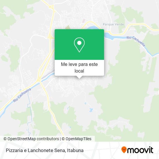 Pizzaria e Lanchonete Sena mapa