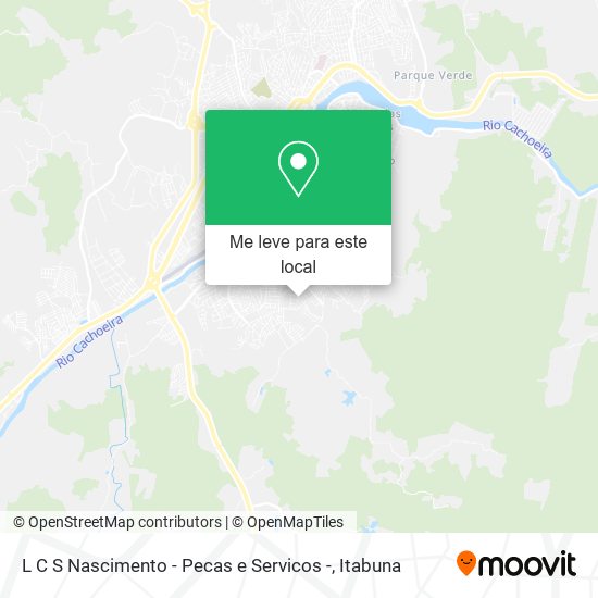 L C S Nascimento - Pecas e Servicos - mapa