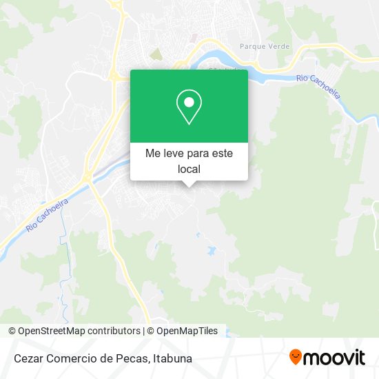 Cezar Comercio de Pecas mapa