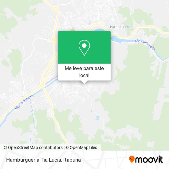 Hamburgueria Tia Lucia mapa