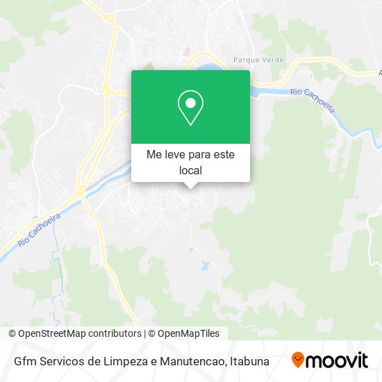 Gfm Servicos de Limpeza e Manutencao mapa