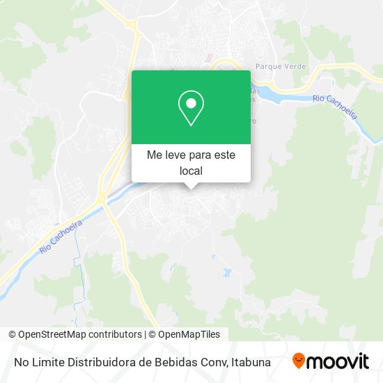 No Limite Distribuidora de Bebidas Conv mapa