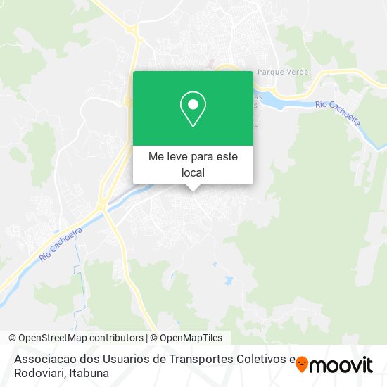 Associacao dos Usuarios de Transportes Coletivos e Rodoviari mapa