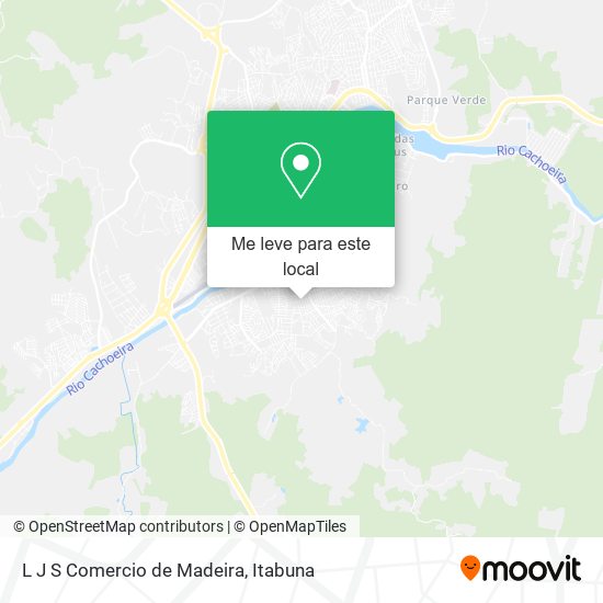 L J S Comercio de Madeira mapa
