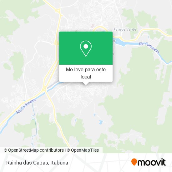 Rainha das Capas mapa