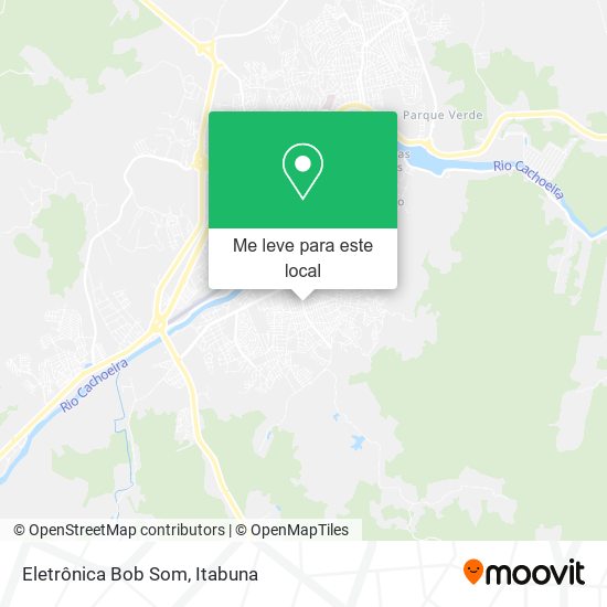 Eletrônica Bob Som mapa