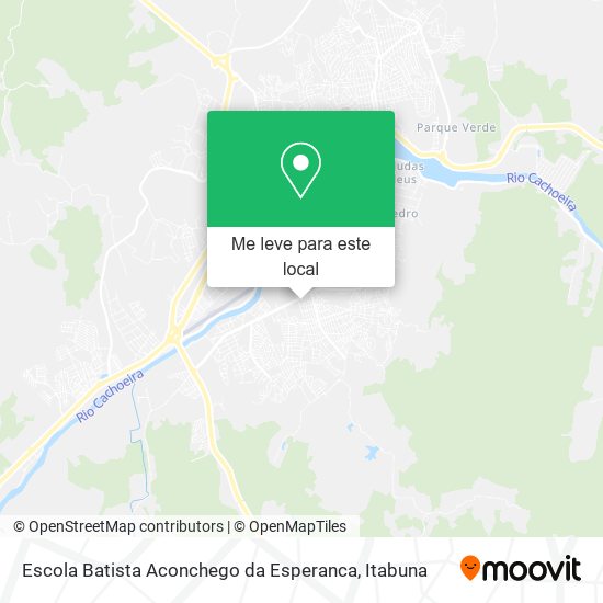 Escola Batista Aconchego da Esperanca mapa