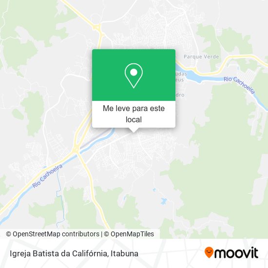 Igreja Batista da Califórnia mapa
