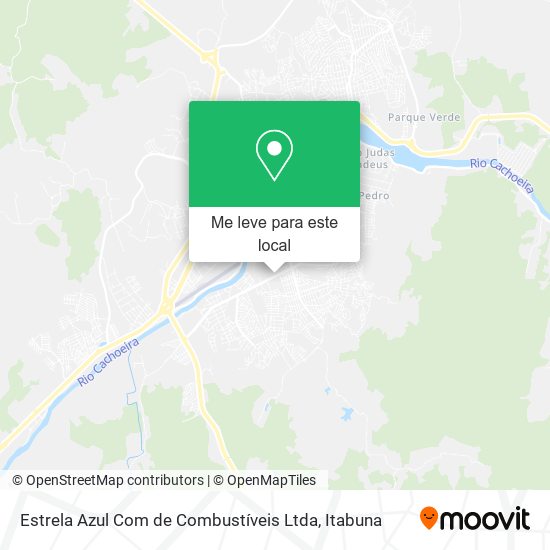 Estrela Azul Com de Combustíveis Ltda mapa