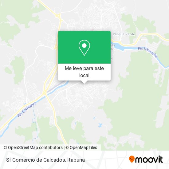Sf Comercio de Calcados mapa