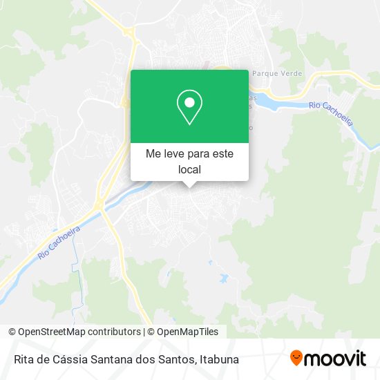 Rita de Cássia Santana dos Santos mapa