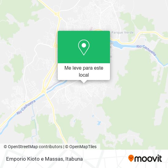 Emporio Kioto e Massas mapa