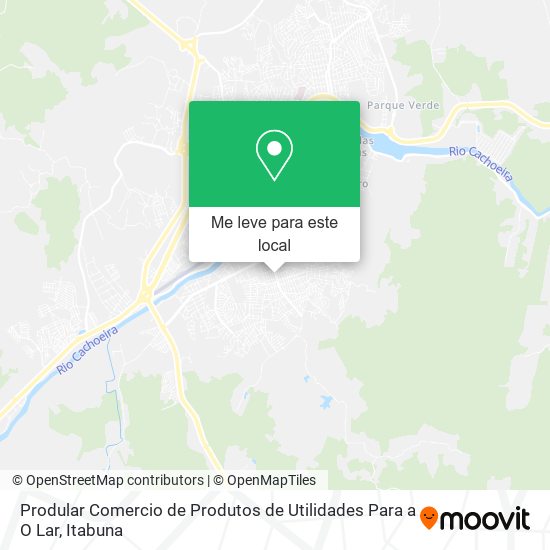 Prodular Comercio de Produtos de Utilidades Para a O Lar mapa