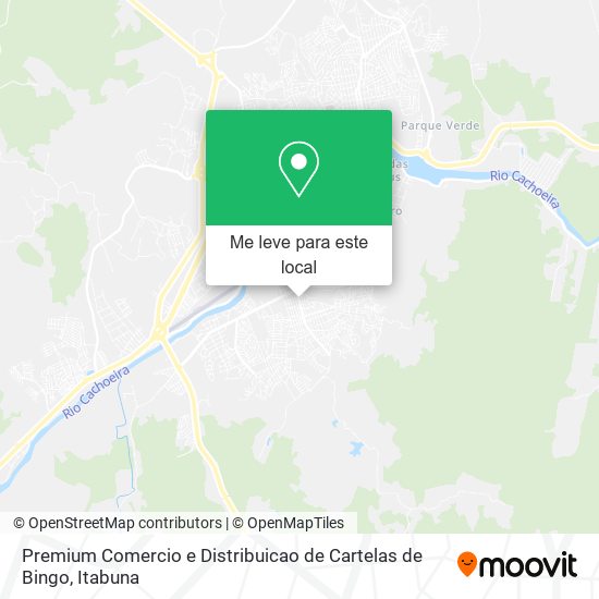Premium Comercio e Distribuicao de Cartelas de Bingo mapa